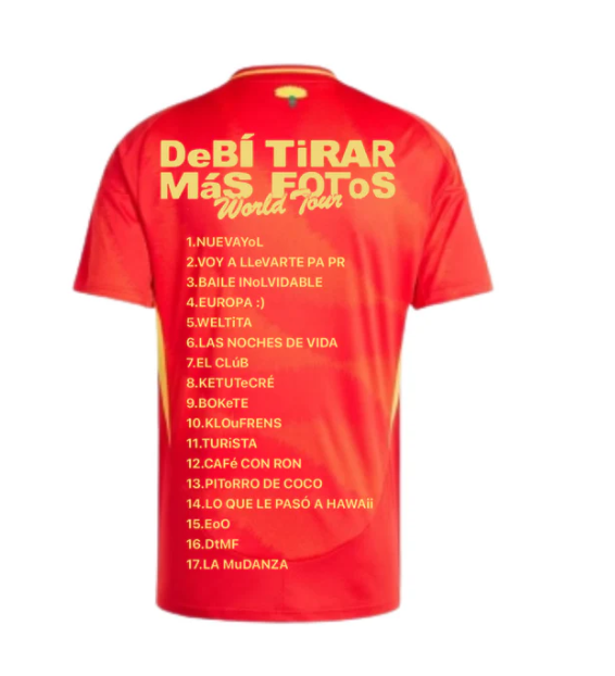 Camiseta Bad Bunny Dtmf Tour x España